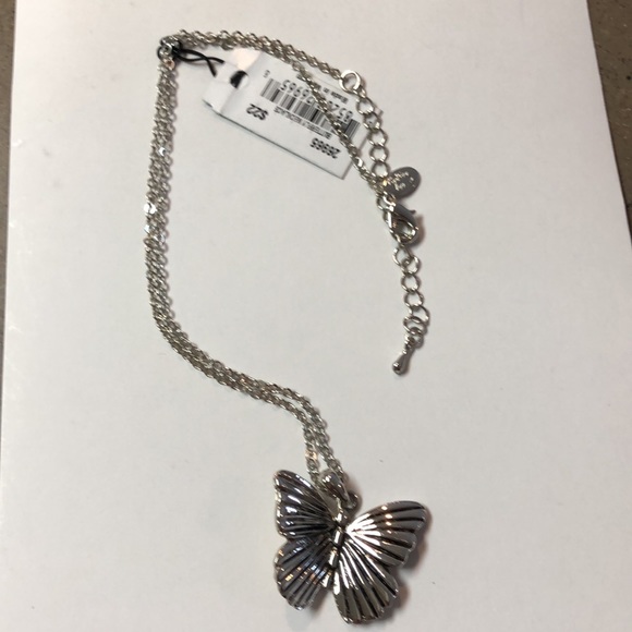 Silver Butterfly Necklace - Picture 6 of 6